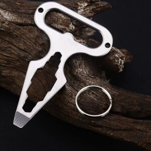 Personal Defence Keychain, Bottle Opener, Wrench & Whistle