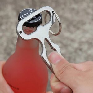 Personal Defence Keychain, Bottle Opener, Wrench & Whistle