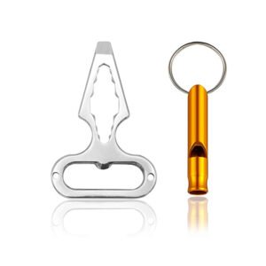 Personal Defence Keychain, Bottle Opener, Wrench & Whistle