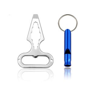 Personal Defence Keychain, Bottle Opener, Wrench & Whistle