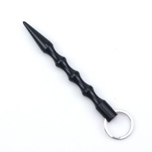 Polished Pointed Self Defense Kubaton Keychain