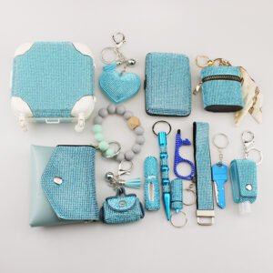 Sparkling 14-piece Self Defense Kit-blue