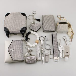 Sparkling 14-piece Self Defense Kit-silver