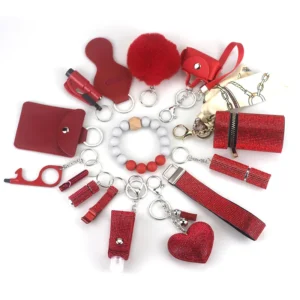 Defensive Weapons 15-Piece Self Defense Keychain Set