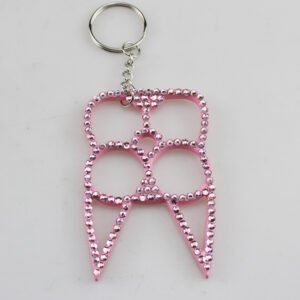 Classy Diamond-studded Self Defence Cat Keyring