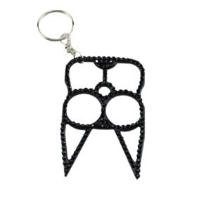 Classy Diamond-studded Self Defence Cat Keyring