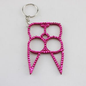 Classy Diamond-studded Self Defence Cat Keyring