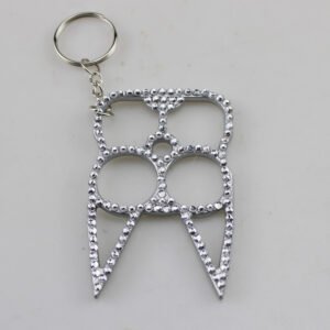 Classy Diamond-studded Self Defence Cat Keyring