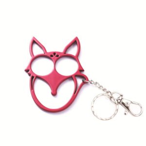 Fox Keychain Defense Tool With Sharp Ears