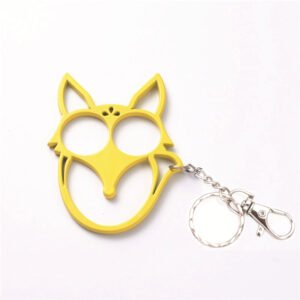 Fox Keychain Defense Tool With Sharp Ears