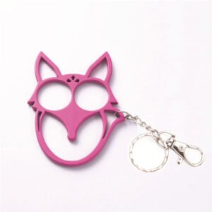 Fox Keychain Defense Tool With Sharp Ears