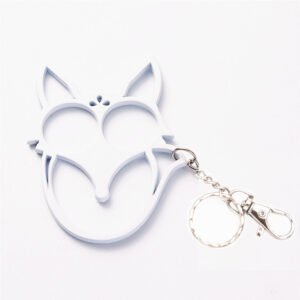 Fox Keychain Defense Tool With Sharp Ears