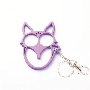 Fox Keychain Defense Tool With Sharp Ears