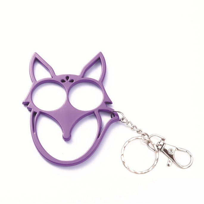 Fox Keychain Defense Tool With Sharp Ears