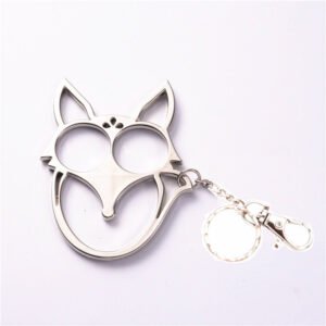 Fox Keychain Defense Tool With Sharp Ears