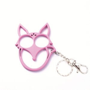 Fox Keychain Defense Tool With Sharp Ears