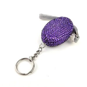 Rhinestone Self Defense Personal Alarm Keychain