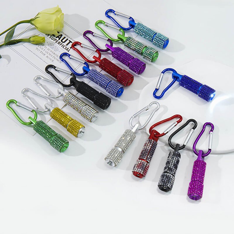 Bling Small Led keychain flashlight