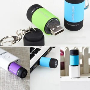 Mini Torch LED Flashlight Safety Keychain How to Charge